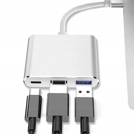 USB-C Digital AV Multiport Adapter, USB 3.1 Type-C to HDMI Adapter, USB 3.0 HUB with 1 Charging Port - View 3