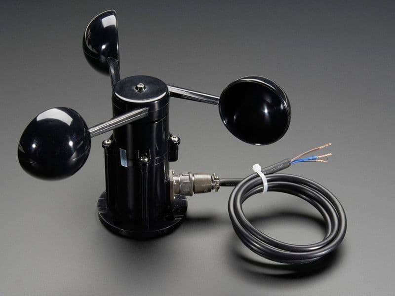 Anemometer Wind Speed Sensor Kit with Wire - View 1