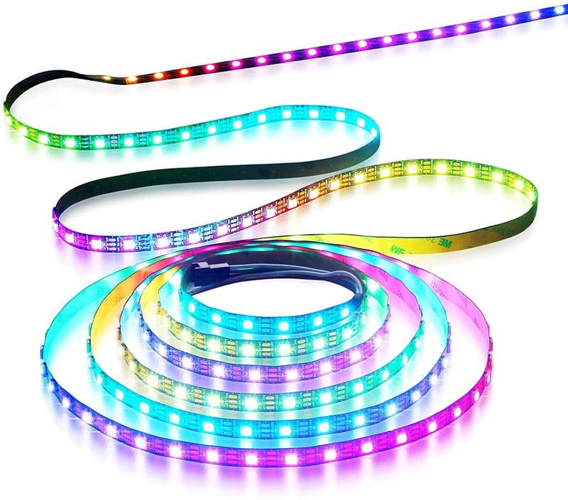 5-Volt WS2812B DC RGB Addressable LED Strips Roll - View 2