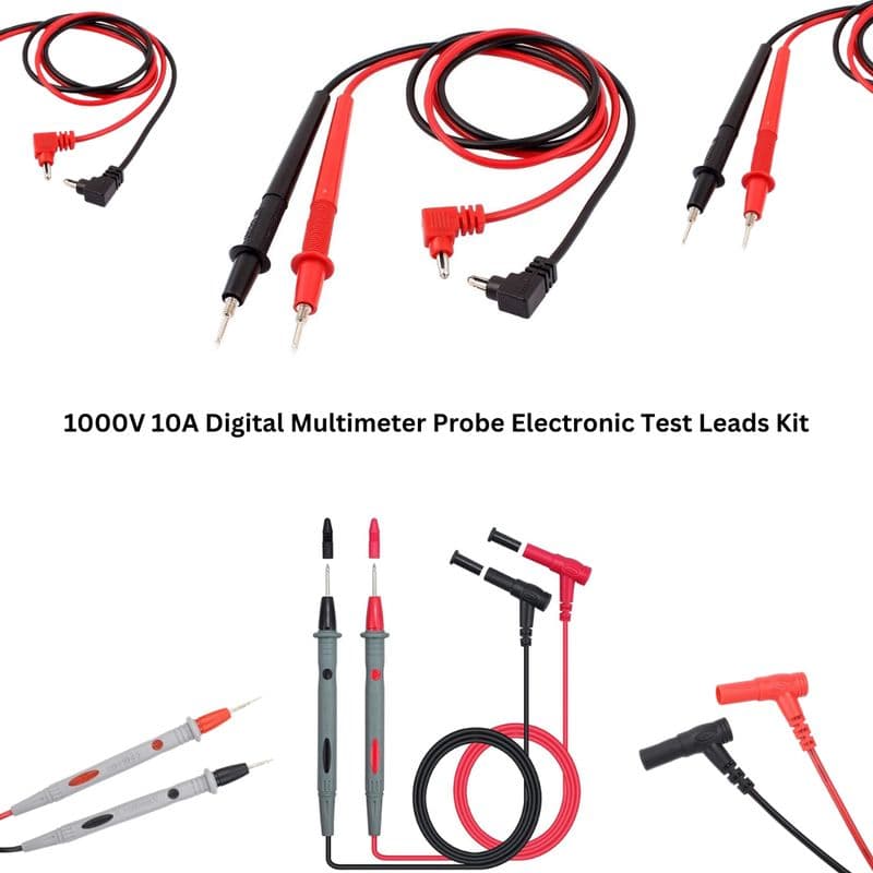 1000V 10A Digital Multimeter Probe Electronic Test Leads Kit - View 1