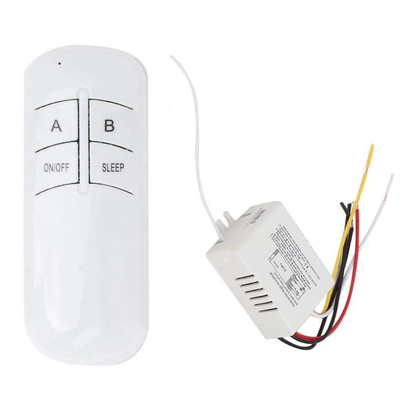 [Combo 9] 2 Ways ON/OFF Two-Channel 220V Digital Wireless Wall Light Receiver Transmitter Remote Control Switch - View 1