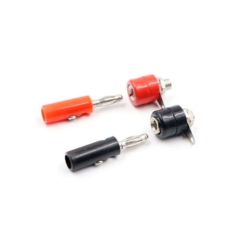 [Type 1] 4mm Banana Jack Plug Connector & Socket - View 1