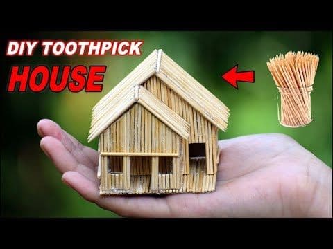 Simple Wooden Toothpick Box (Flat Head) for DIY/ Craft - View 3