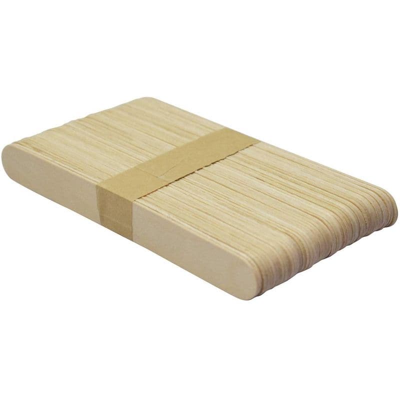 Wooden Popsicle Stick Premium Quality (Pack of 50) - View 2