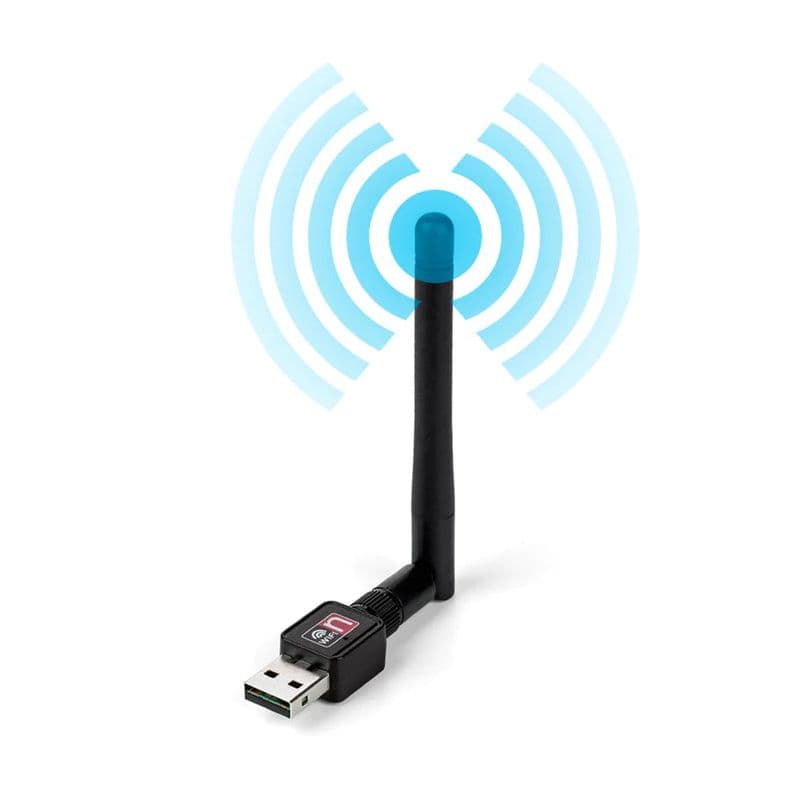 2.4 Ghz USB WiFi Dongle with Antenna - View 1