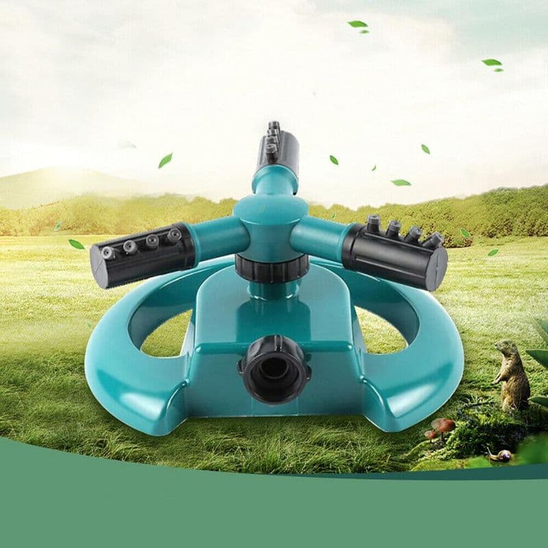 3 Arm 360° Rotating Water Sprinkler [Ground Top] for Garden - View 2