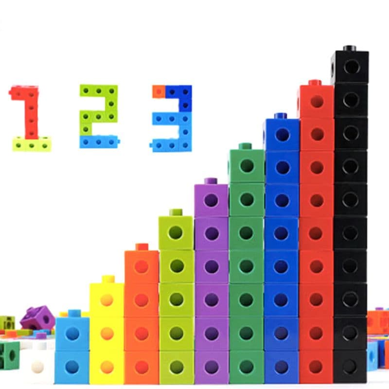 60pcs Plastic Cube Building Blocks, Early Creative Learning - View 3