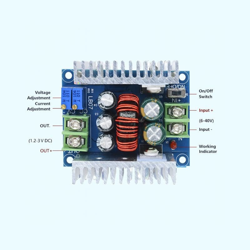 300W 20A DC-DC Buck Converter Step-down Module Constant Current LED Driver Module - View 2