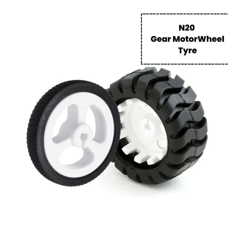 Rubber Wheel Tyre for N20 Gear Motor - View 1