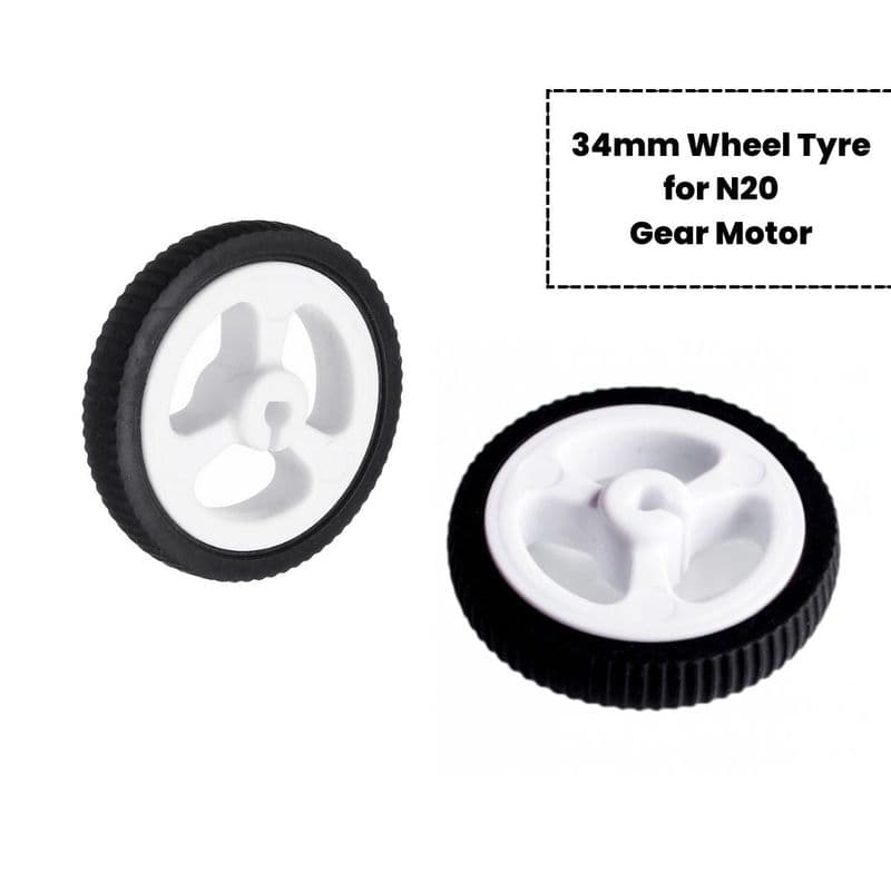 Rubber Wheel Tyre for N20 Gear Motor - View 3