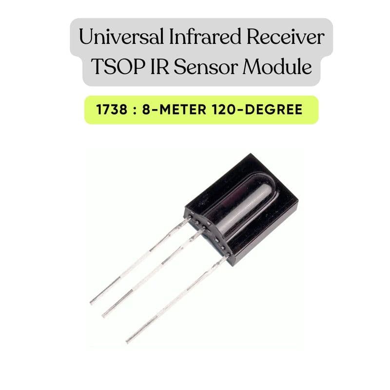 3-Pin TSOP 38KHz Infrared Receiver Diode IR Sensor - View 2