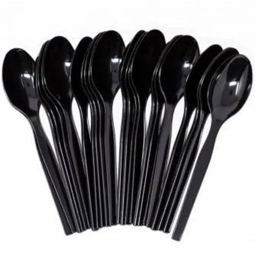 Plastic Black Spoon for DIY - View 2