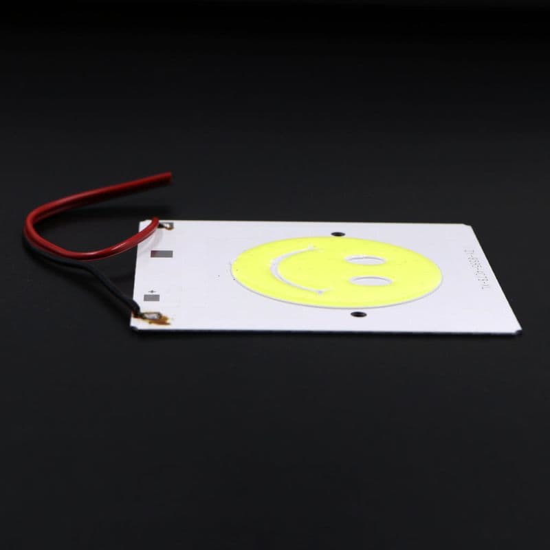 11.1V - 12V Smiley Shape COB led Light [ Color - Cool White ] - View 2