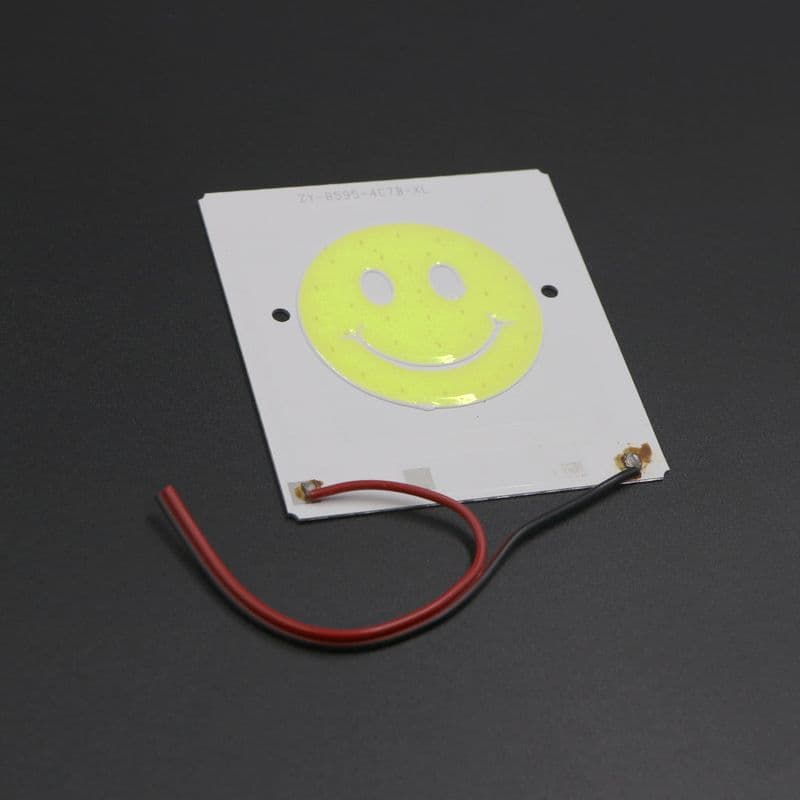 11.1V - 12V Smiley Shape COB led Light [ Color - Cool White ] - View 3
