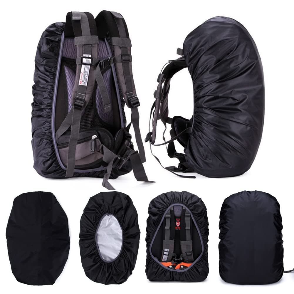 Waterproof Backpack Rain Cover - Nylon Bag Cover for Laptop & School Bags With Stretchable Elastic And Buckle Strap For Perfect Fitting - View 1