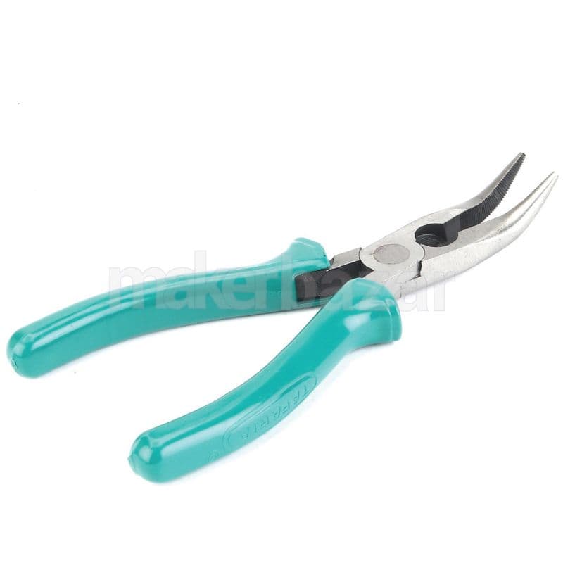 Taparia: BN-06 Bent Nose Pliers (Econ) Insulated With Thick C.A Sleeve 165mm/6.4inch - View 1