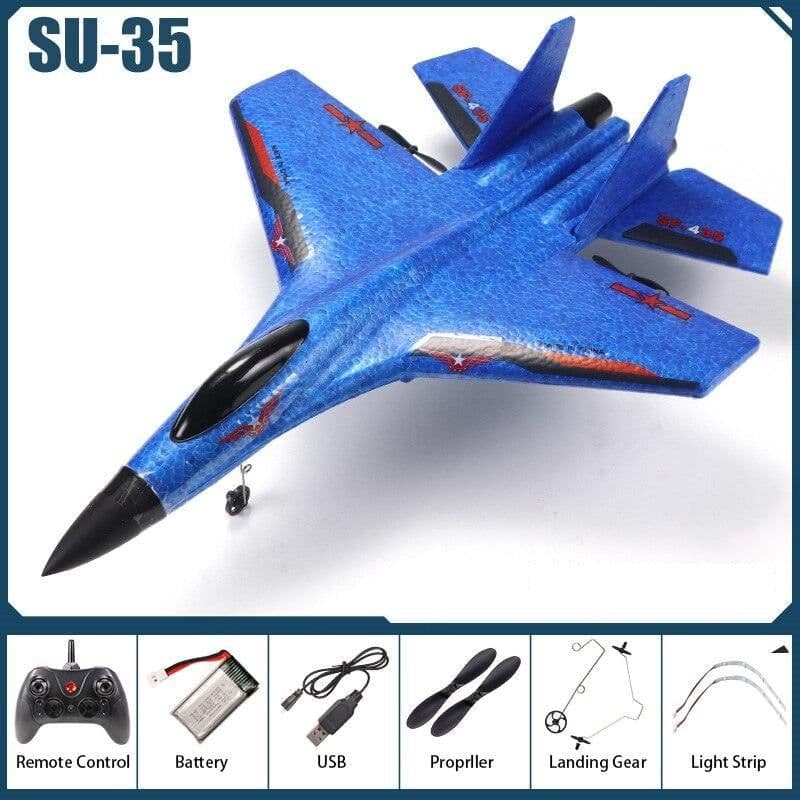 SU-35 2.4GHZ RC Air Plane Glider Remote Control EPP Fixed Wing Aircraft With Luminous Strip - View 3