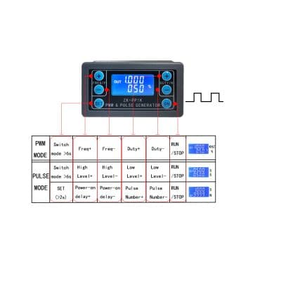 ZK-PP1K PWM Duty Cycle Adjustable Module Square Rectangular Wave Signal Generator - View 3