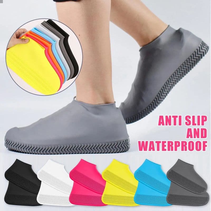 Silicone Waterproof Shoe Covers Pair - View 1