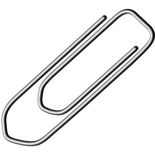 Oddy: PC-30mm Steel Paper Clip Pointed Nickel Plated [Box of 100pcs] - View 2