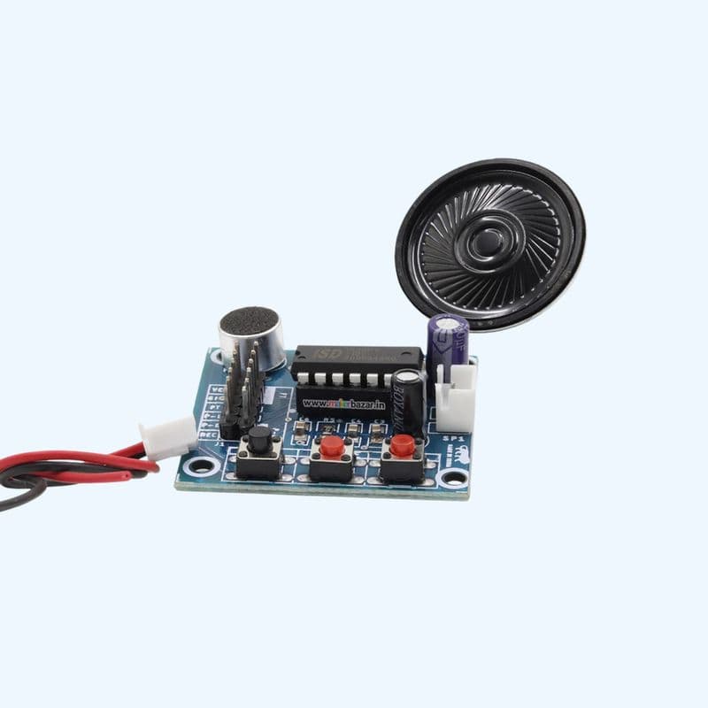 ISD1820 Voice Recorder & Sound Playback Module onboard Microphone & Speaker - View 3