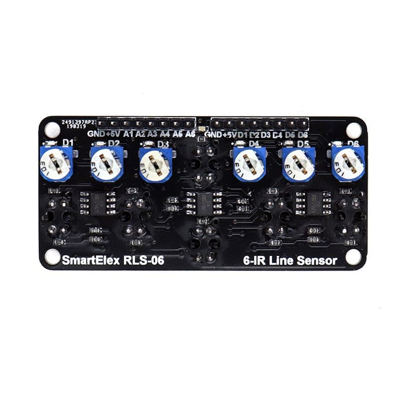 SmartElex RLS Analog & Digital Line Sensor Array - View 2