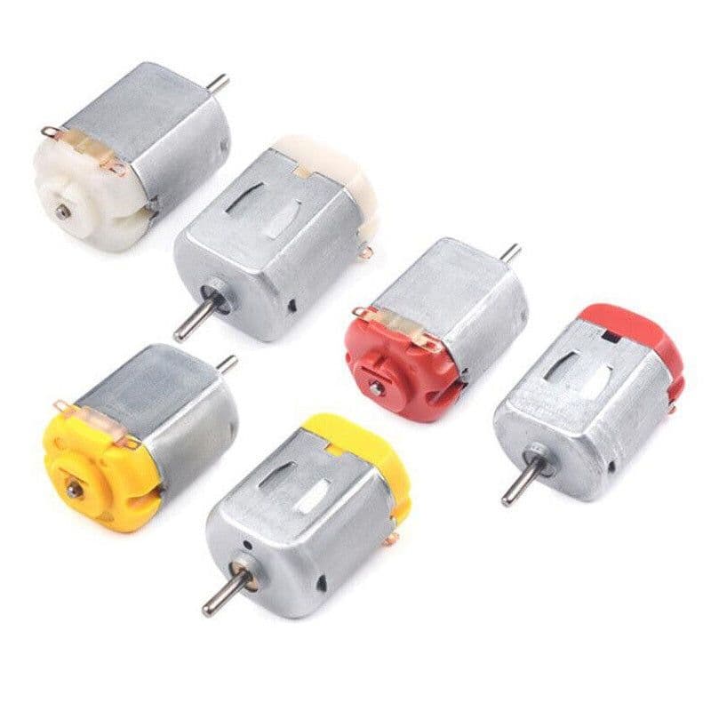130 Micro DC Toy Motor - Small Single Shaft High RPM 3V-6V DIY (29x20x15mm) - View 2