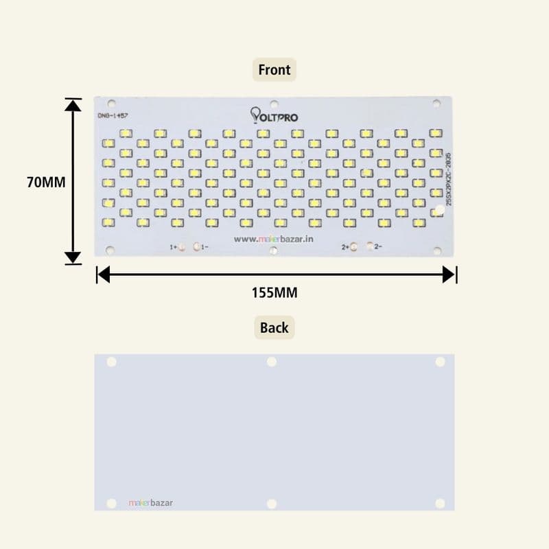100W 2835 SMD LED MCPCB For Street/Flood Lighting - View 3
