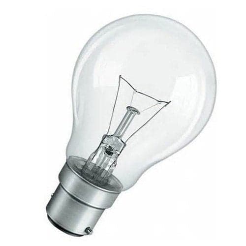 B22 Tungsten Light Bulb - View 1