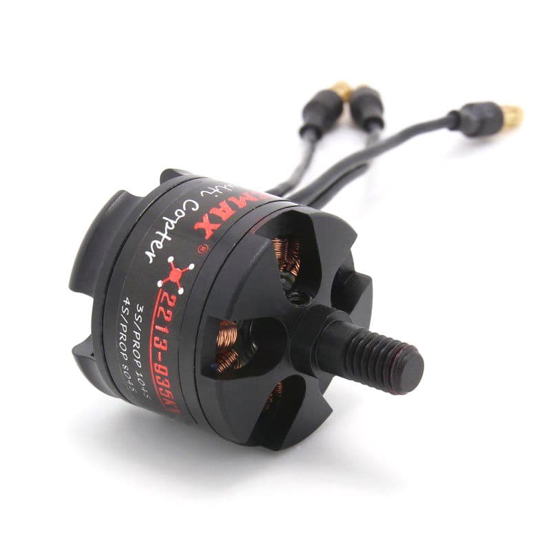 EMAX: MT2213 935KV Brushless DC Motor for Drone – Red Cap (CCW) With 1045 Propeller Combo - View 3