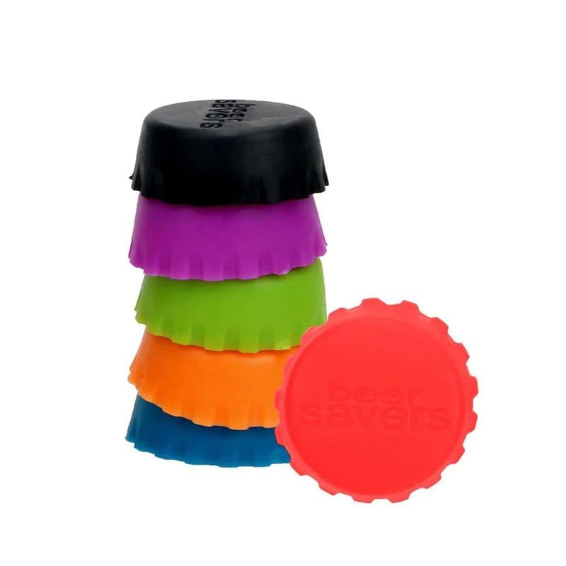 Sillicone Bottle Caps - Soda/Cold-Drink/Beer (6Pcs) - View 1