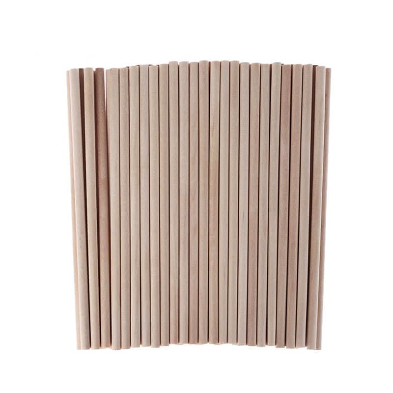 6in Round Wooden Dowel Stick (15x1cm) - View 3