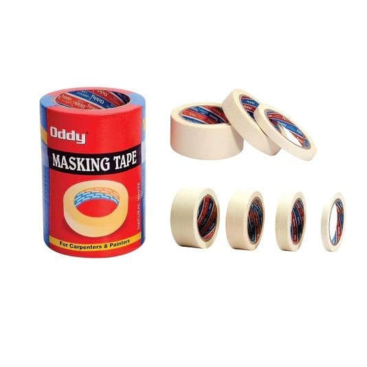 Oddy: Self Adhesive Masking Tape (Super Strong) [20-Meters] - View 1