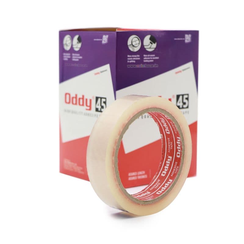 Oddy: 40M Transparent BOPP Packaging Premium Tape [40-Meters] - View 1