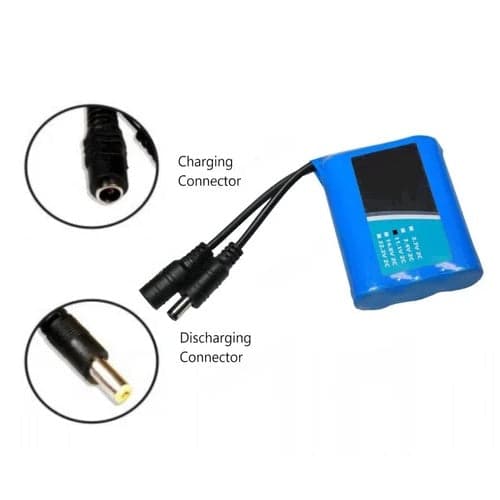 11.1v Rechargeable Lithium-ion Battery (3 Cell Type) Female DC Jack - View 2