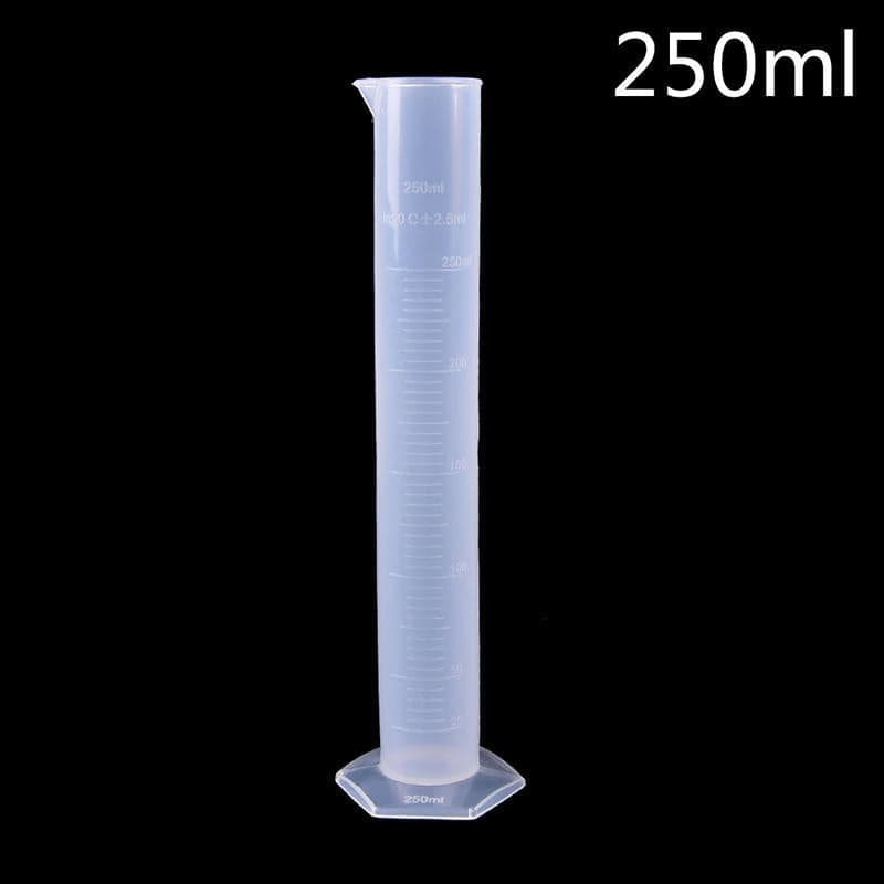 Measuring Cylinder 250ml (Clear Plastic) - View 1