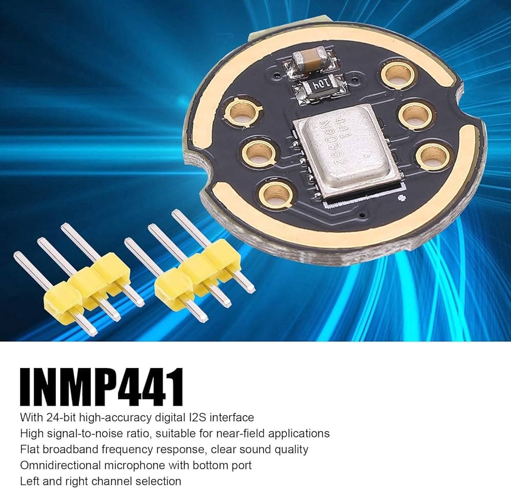 INMP441 MEMS High Precision Omnidirectional Microphone Module I2S - View 3