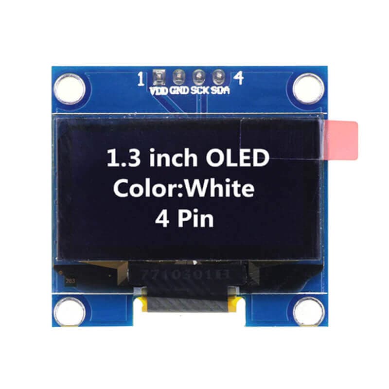 1.3 Inch I2C/IIC OLED Display Module 4pin - View 1