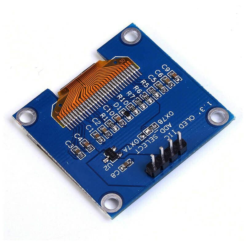 1.3 Inch I2C/IIC OLED Display Module 4pin - View 3
