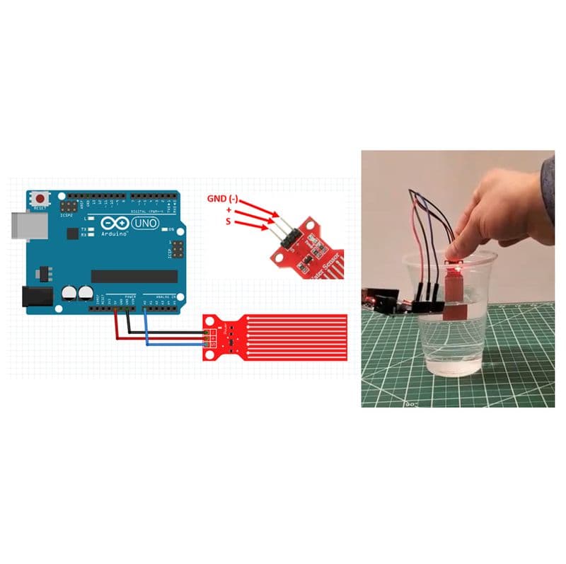 Water Level Depth Detection Sensor for Arduino - View 3