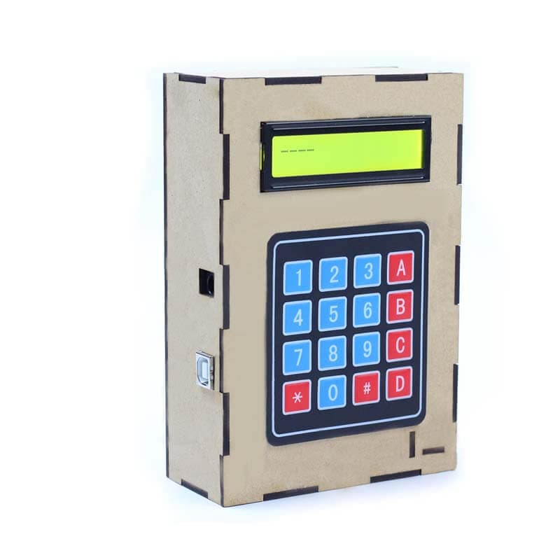 Laser Cut Casing for DIY Arduino Calculator - View 1