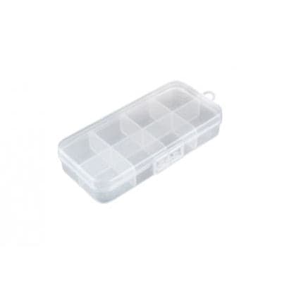 Uniform Fixed Partition Clear Plastic Box Component Organiser - View 3
