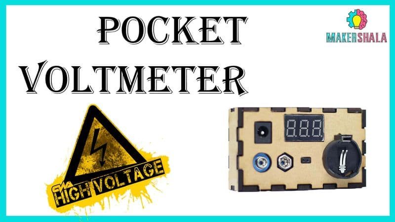 Laser Cut (MDF) Parts for Pocket Voltmeter DIY Project - View 3