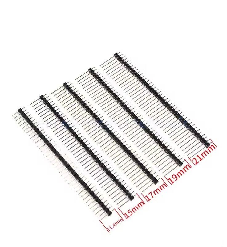2.54mm 40-Pins Male Berg Strip Connector - View 3