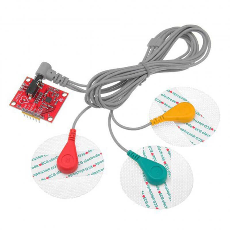 AD8232 ECG Heart Monitoring Sensor Module Kit for Arduino - View 2
