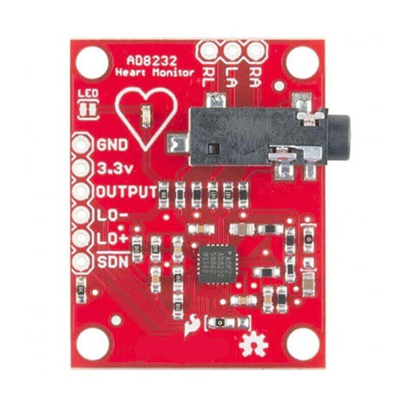AD8232 ECG Heart Monitoring Sensor Module Kit for Arduino - View 3