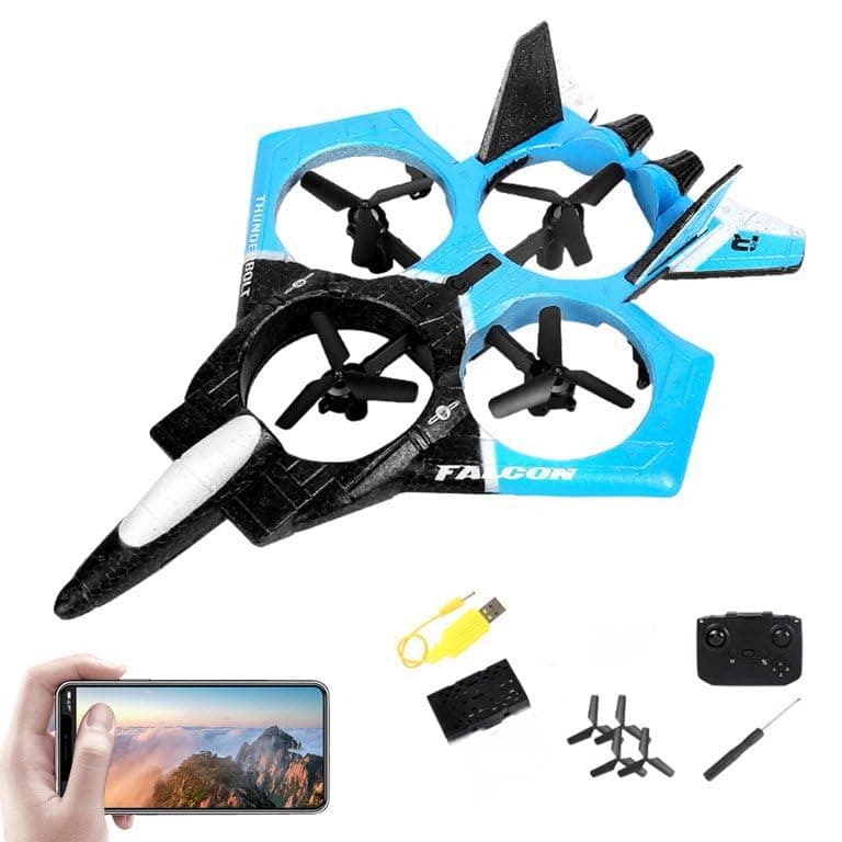 LH-X72S RC Fighter Drone With Remote - View 1