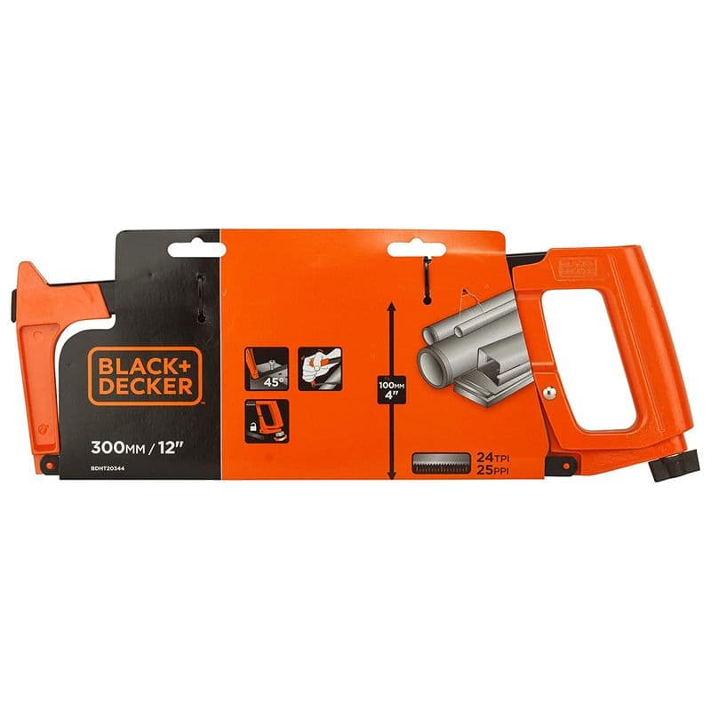 Black & Decker BDHT20344 Hand Powered Hacksaw Frame 12inch - View 2