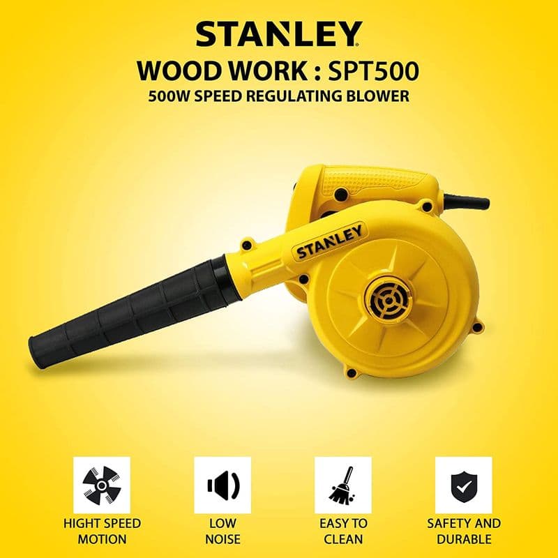 Stanley: 500W Plastic Single Speed Premium Air Blower - View 3