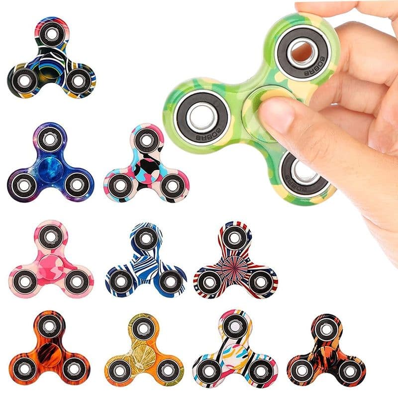 Crazy Fidget Spinner Toy (Random Colour & Design) - View 2